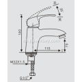 Grifo de lavabo de latón al por mayor de buena calidad